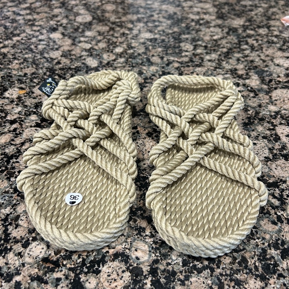 Tan Rope Sandals